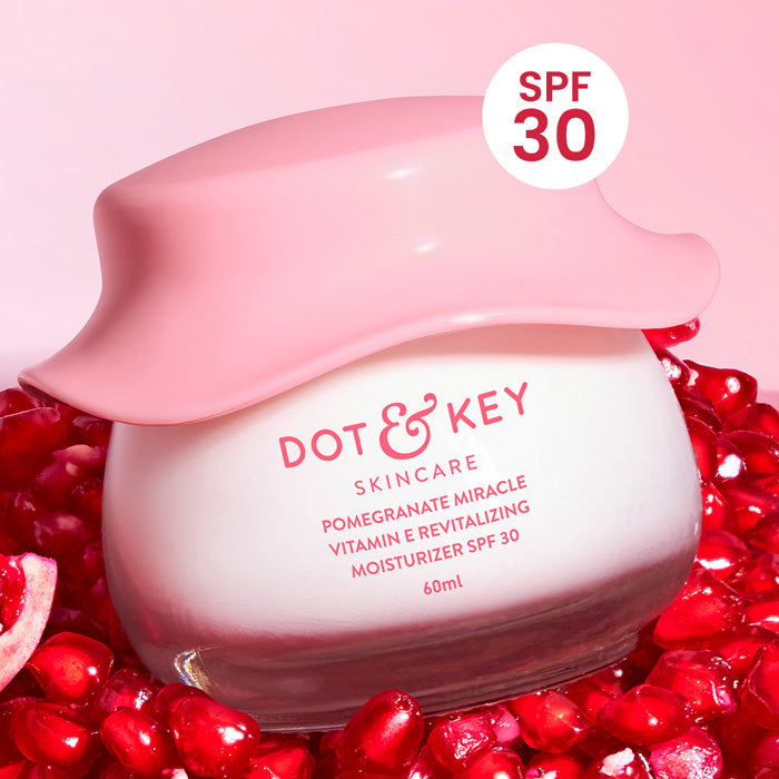 Dot&Key Pomegranate + Multi-Peptide Anti Ageing Moisturizer SPF 30 60ml-Normal, Oily & Combination Skin