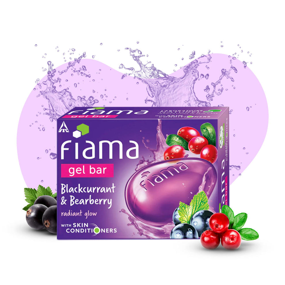 Fiama Blackcurrant & Bearberry Gel Bar, 125 g