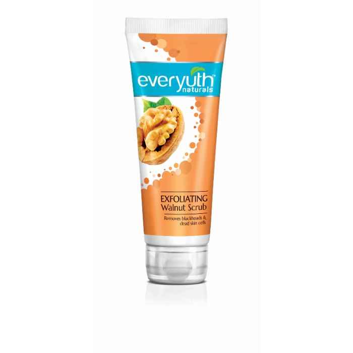 Everyuth Naturals Exfoliating Walnut Scrub Removes Blackheads & Dead Skin Cells (100 gm)