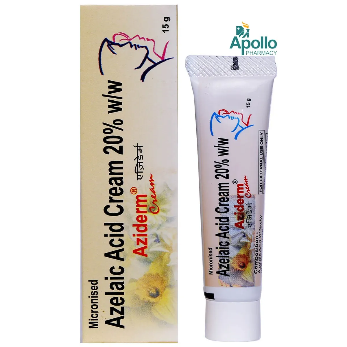 Aziderm 20% Cream 15 gm