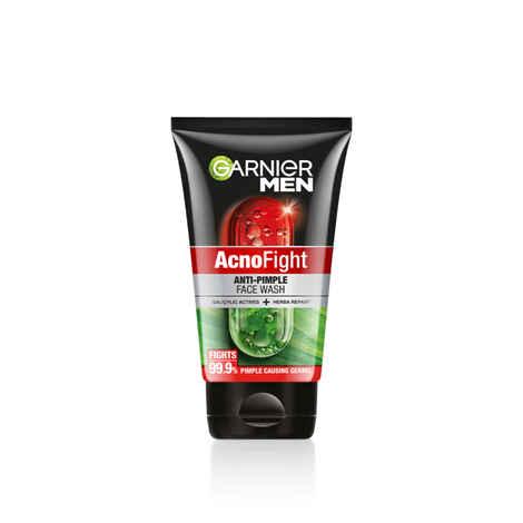 Garnier Men, Anti-Pimple Face Wash, Repairs Skin & Balances Oils, AcnoFight, 100 gm