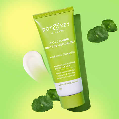 Dot & Key CICA Calming Oil-Free Moisturizer Niacinamide & Ceramides, 50 gm