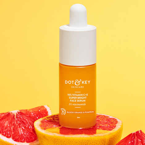 Dot & Key 10% Vitamin C+E, 5% Niacinamide Face Serum For Glowing Skin, Fights Pigmentation Dark Spot, 30 ml