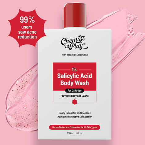 Chemist at Play 1 % salicylic acid Body Wash | 236 ml