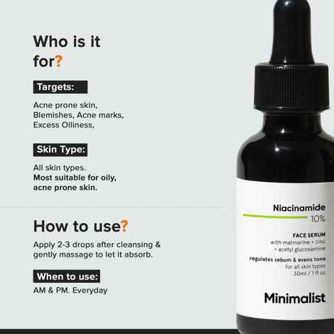 Minimalist Niacinamide 10% face serum (30ml)