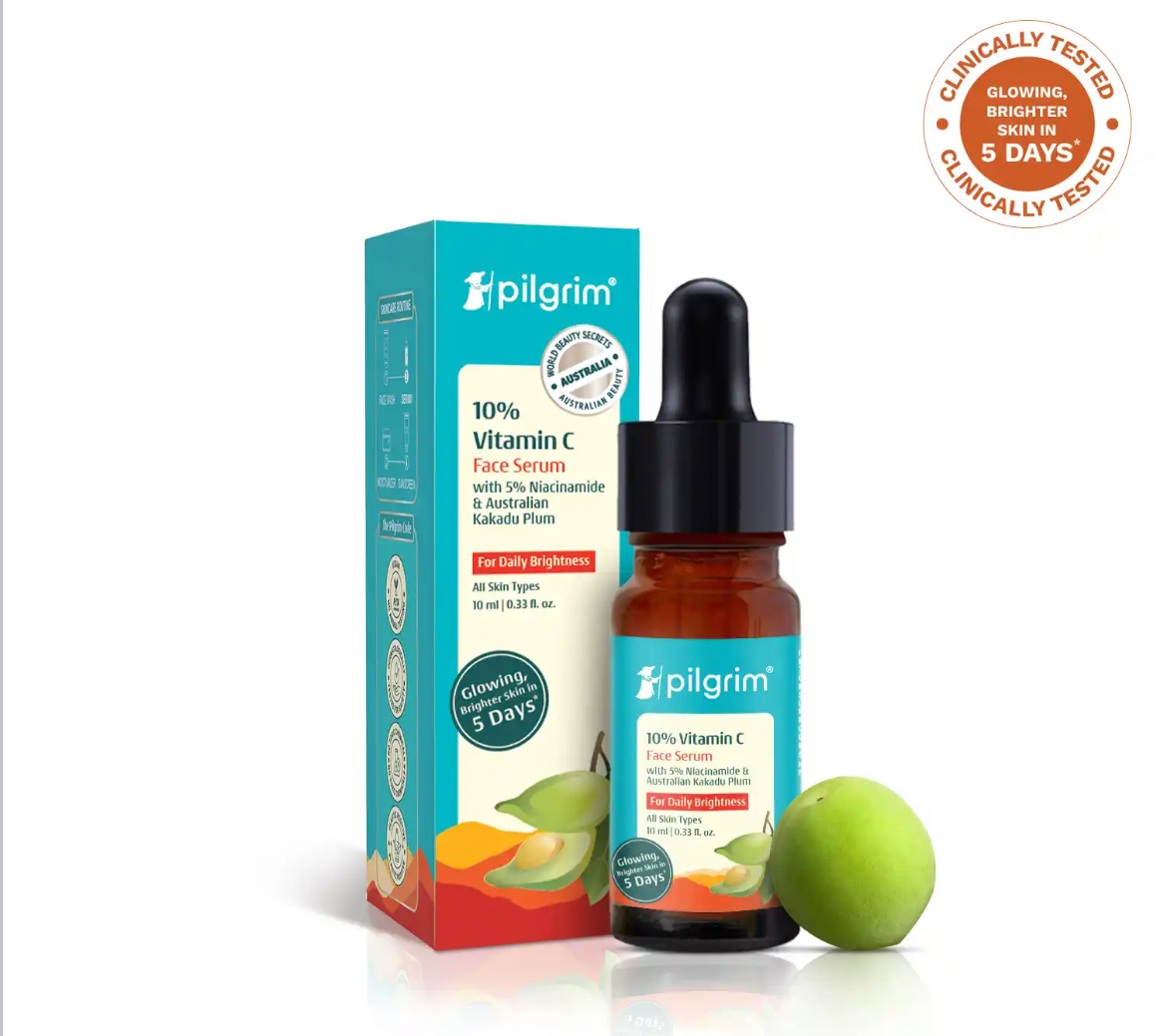 Pilgrim 10% Vitamin C Face Serum For Daily Brightness